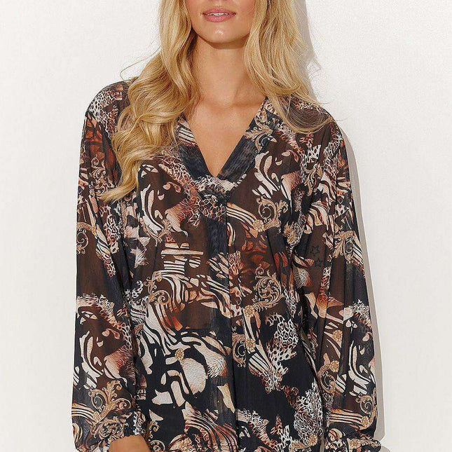 Heartfelt Elegance Mesh Top by Makadamia