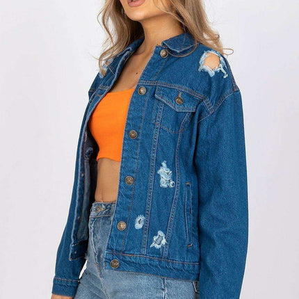 Rue Paris Chic Black Denim Jacket for Women Everyday Style