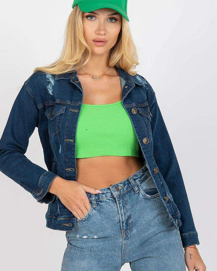 Rue Paris Chic Black Denim Jacket for Women Everyday Style