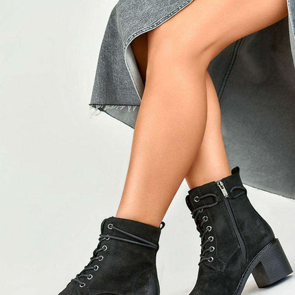 Chic Eco-Friendly Suede Ankle Heels