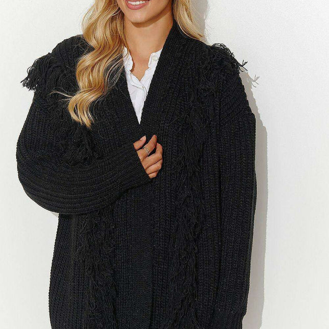 Chic Macadamia Open Sweater