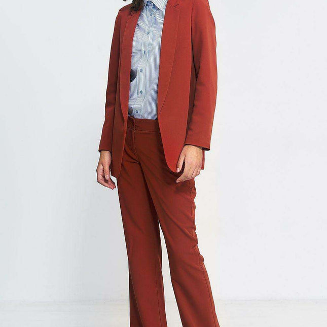 Chic Unbuttoned Blazer for Modern Elegance European Style