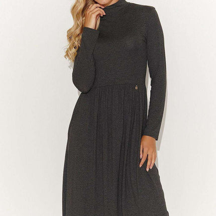 Elegant Comfort Macadamia Dress