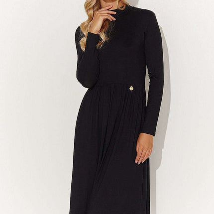 Elegant Comfort Macadamia Dress