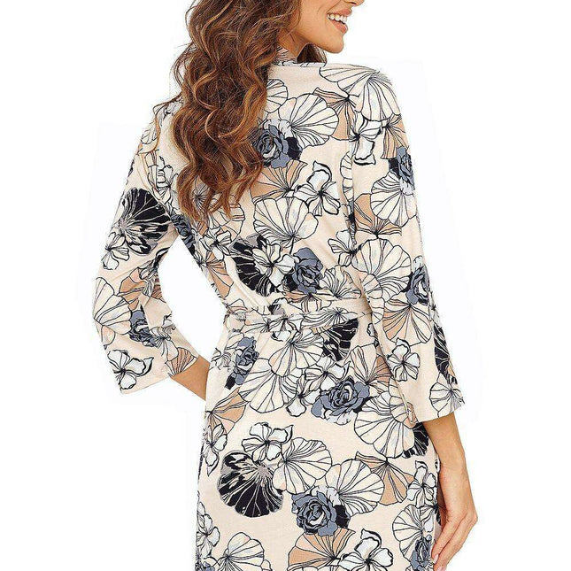 Botanical Serenity Viscose Summer Robe