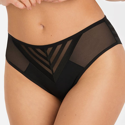 Gorsenia Lingerie Brazilian Style Panties with Lace Trim & Comfort Fit