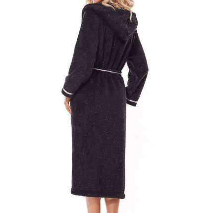 Cozy Elegance Hooded Bathrobe