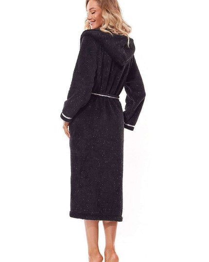 Cozy Elegance Hooded Bathrobe