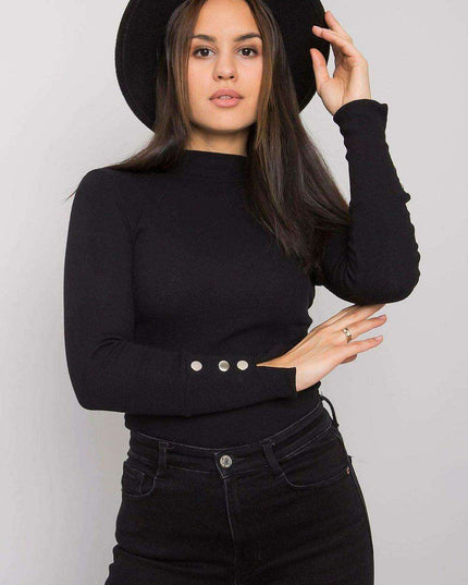 Elegant Parisian Ribbed Blouse Rue Paris Chic Europe