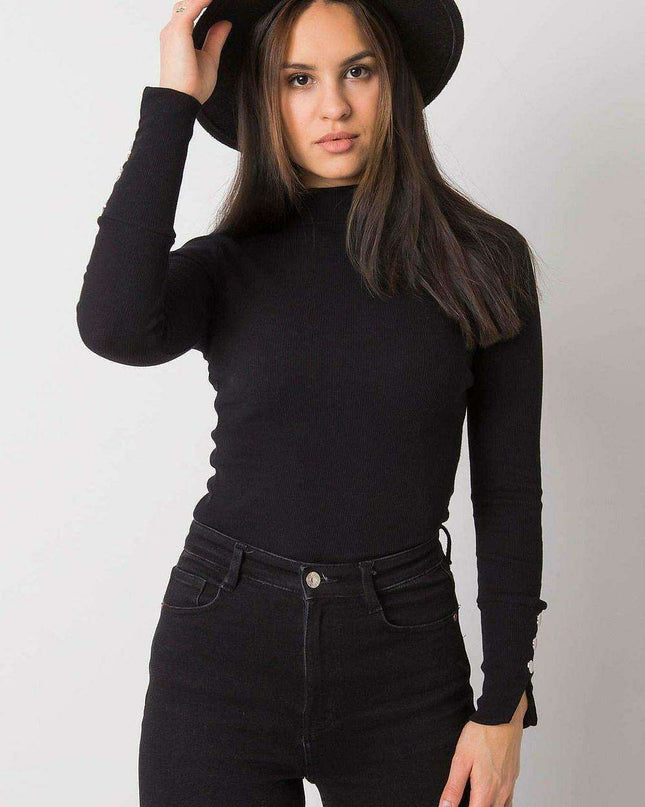 Elegant Parisian Ribbed Blouse Rue Paris Chic Europe