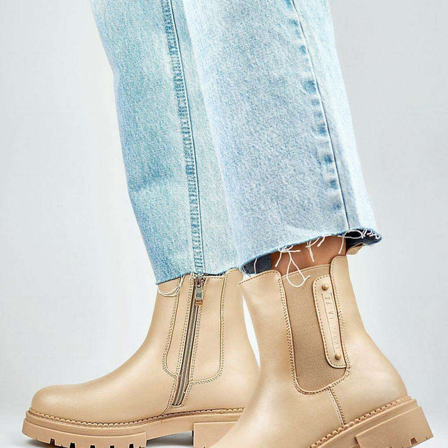 Stylish Eco-Friendly Jodhpur Boots with Warm Fur Lining