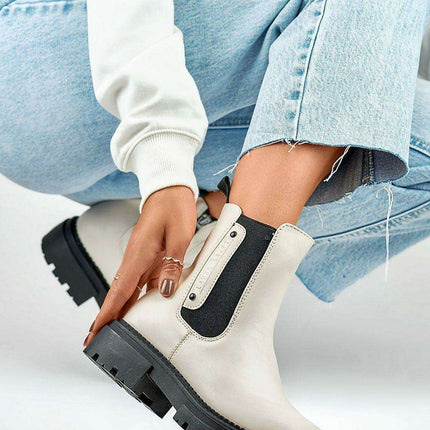 Stylish Eco-Friendly Jodhpur Boots with Warm Fur Lining