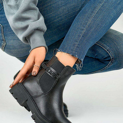 Elegant Fur-Lined PRIMO Jodhpur Ankle Boots