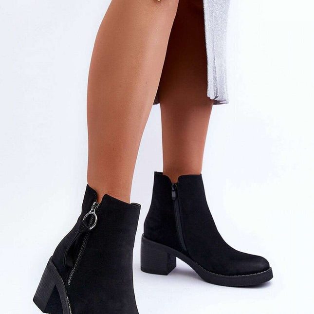 Heel boots model 185446