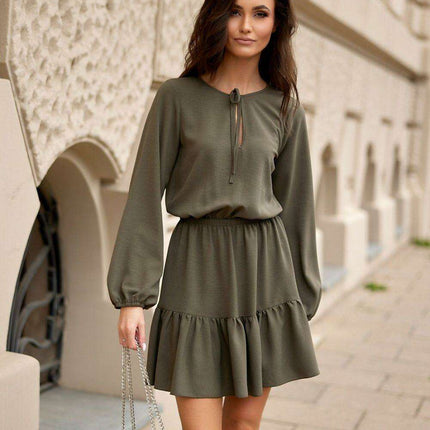 Charming Blush Ruffled Day Dress