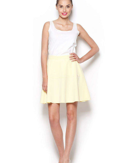 Chic Ruffled Flare Mini Skirt