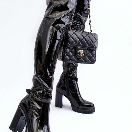 Heel boots model 185575