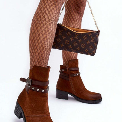 Heel boots model 185640