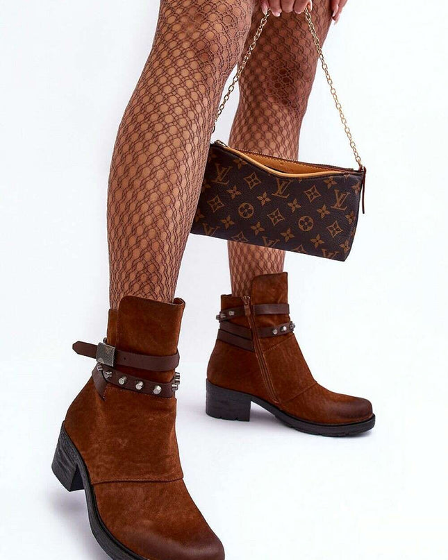 Heel boots model 185640