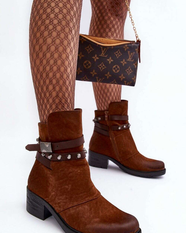 Heel boots model 185640