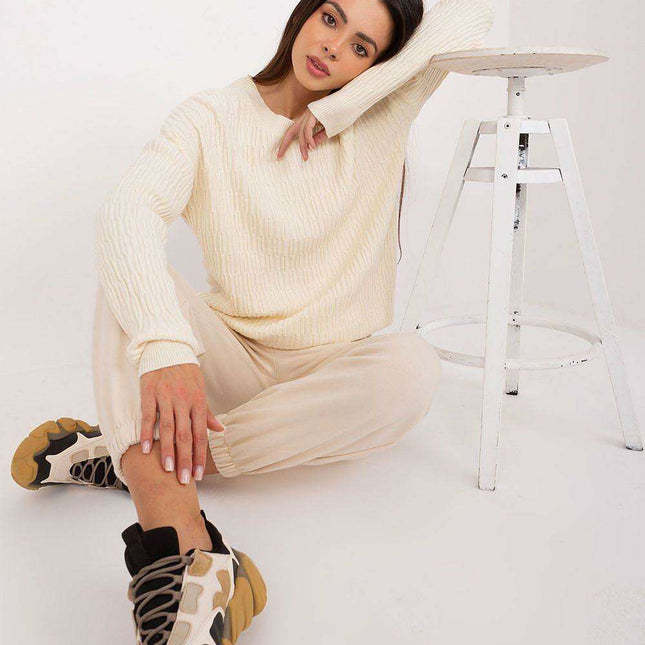 Elegant Textured Women's Jumper