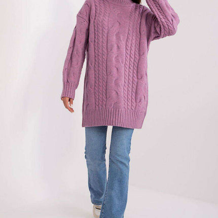 Snuggly Turtleneck Oversized Jumper Dress