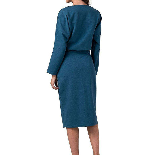 Elegant Kimono Style Midi Dress