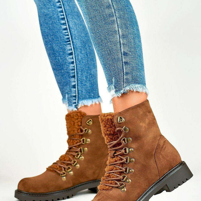 Chic Cocoa Suede Ankle Boots