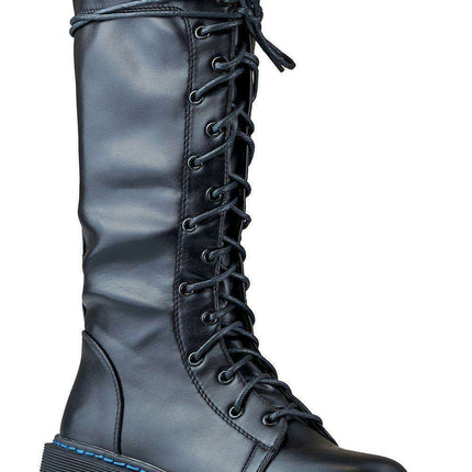 PRIMO Eco Leather Thigh-High Statement Boots