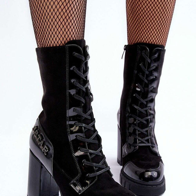 Heel boots model 186241