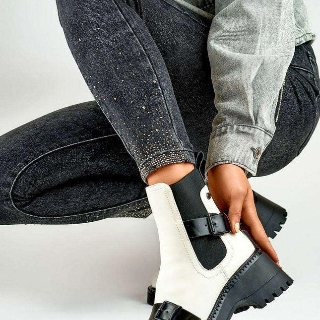 Elegant Eco Leather Ankle Boots for Comfort and Style