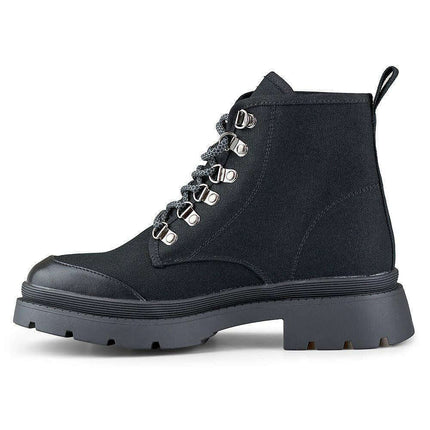 Autumn Chic Lace-Up Ankle Boots