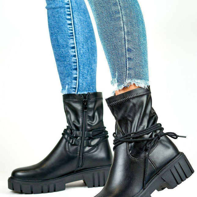 Chic Eco-Suede Ankle Booties for Cozy Comfort