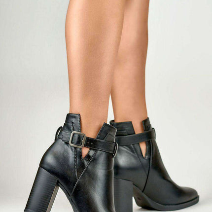 Sophisticated Sustainable Heeled Ankle Boots