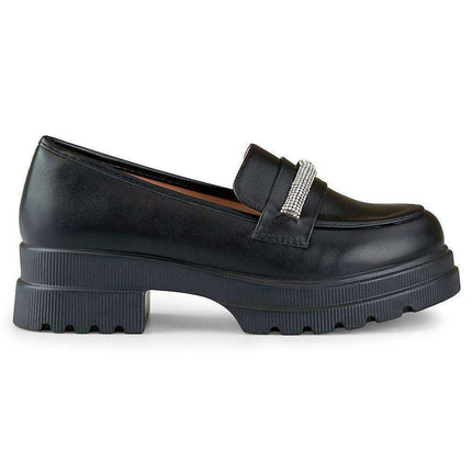 Chic Eco-Conscious Heeled Slip-On Shoes