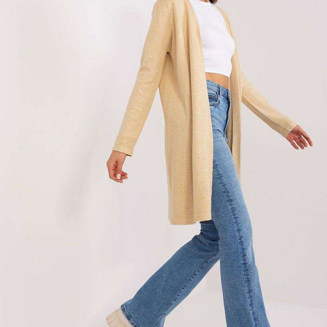 Chic Openwork Knit Cardigan