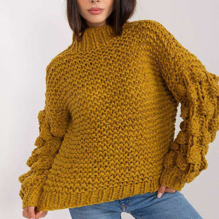 Elegant Puff-Sleeve Sweater