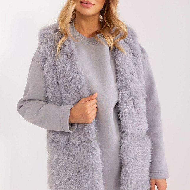 Plush Elegance: Luxurious Faux Fur Vest