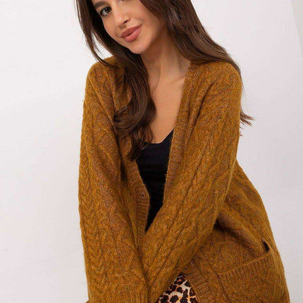 Chic V-Neck Knit Cardigan with Customizable Buttons