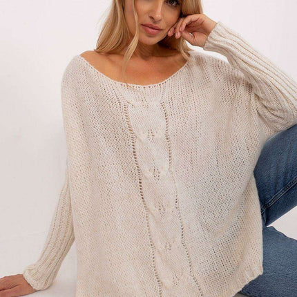Chic Boat Neck Pullover Sweater for Women