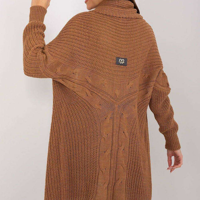 Chic Knee-Length Knit Cardigan for Everyday Comfort