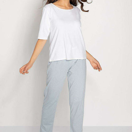 Chic Comfort Women's Pajama Set - Exquisite Polish Design
