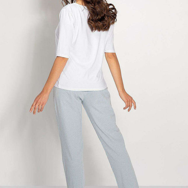 Chic Comfort Women's Pajama Set - Exquisite Polish Design