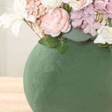 AliKopy 12" Green Floral Foam Ball - Smooth Surface for Easy Crafting
