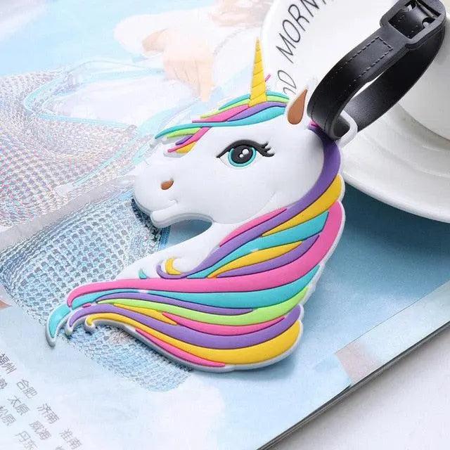 Embark on a Relaxing Journey with Our Enchanting Unicorn Avocado Luggage Tag
