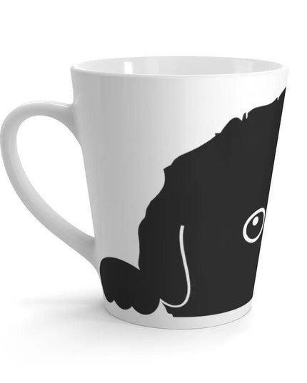 Adorable Ceramic Latte Mug for Dog Lovers - A Perfect Gift for Coffee Enthusiasts