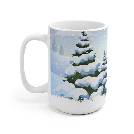 Charming Fox Holiday Mug: Whimsical Cup for Joyous Sips
