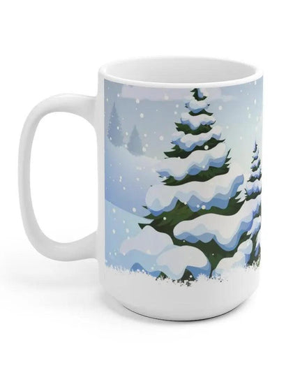 Charming Fox Holiday Mug: Whimsical Cup for Joyous Sips