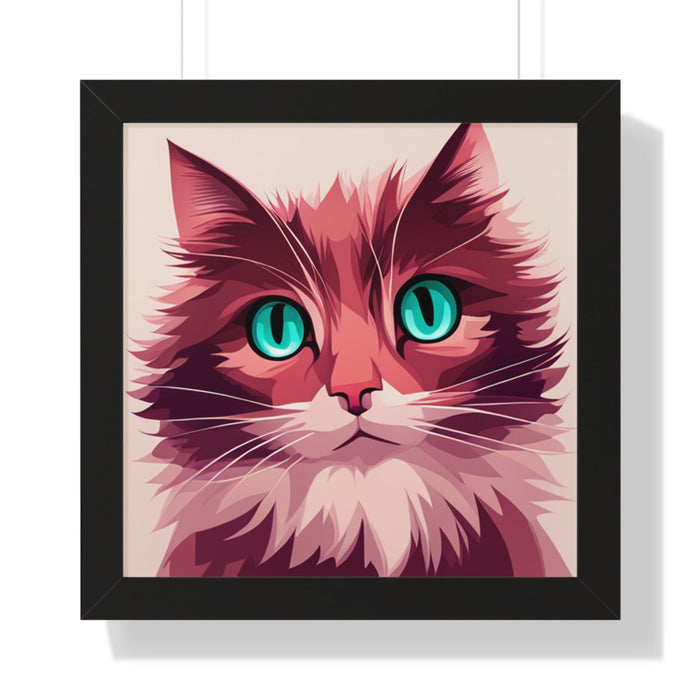 Elite Eco-Chic: Maison d'Elite Cat Art in Sustainable Frame for Stylish Eco-Home