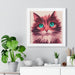 Elite Eco-Chic: Maison d'Elite Cat Art in Sustainable Frame for Stylish Eco-Home